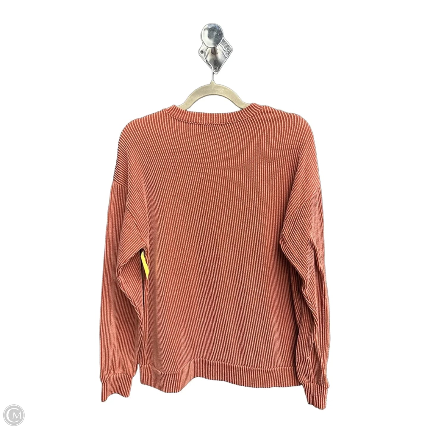 Top Long Sleeve By Tres Bien In Brown, Size: S