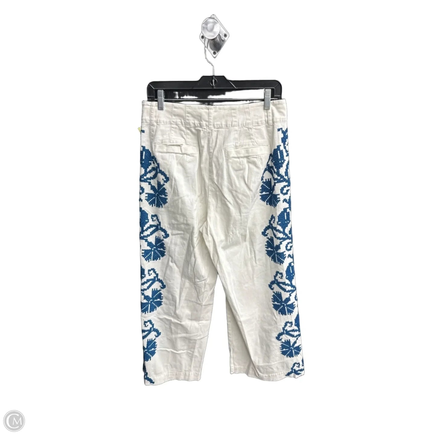 Jeans Wide Leg By Anthropologie In White, Size: 10