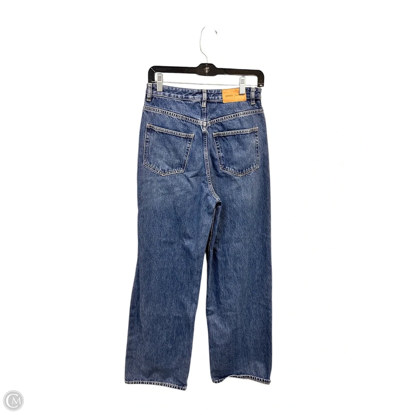 Jeans Wide Leg By Clothes Mentor In Blue Denim, Size: 4