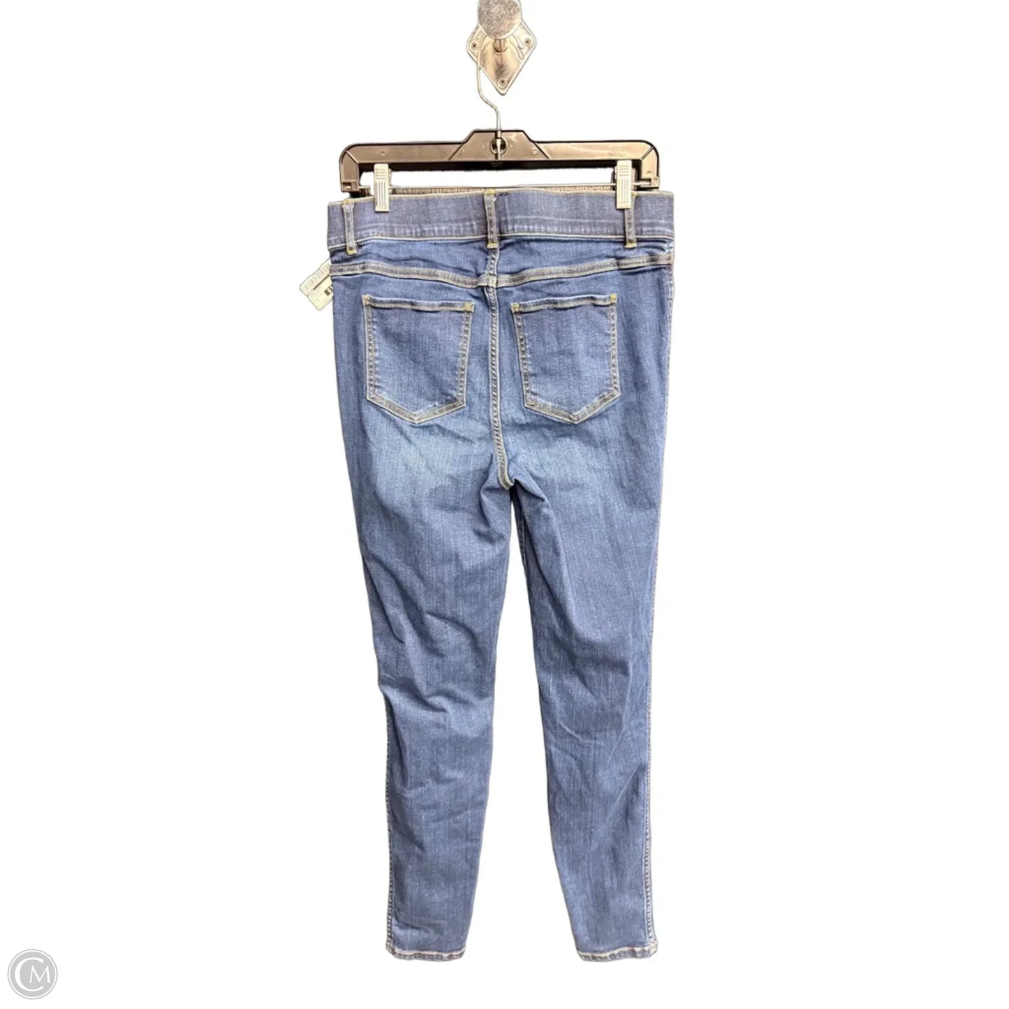 Jeans Skinny By Spanx In Blue Denim, Size: L