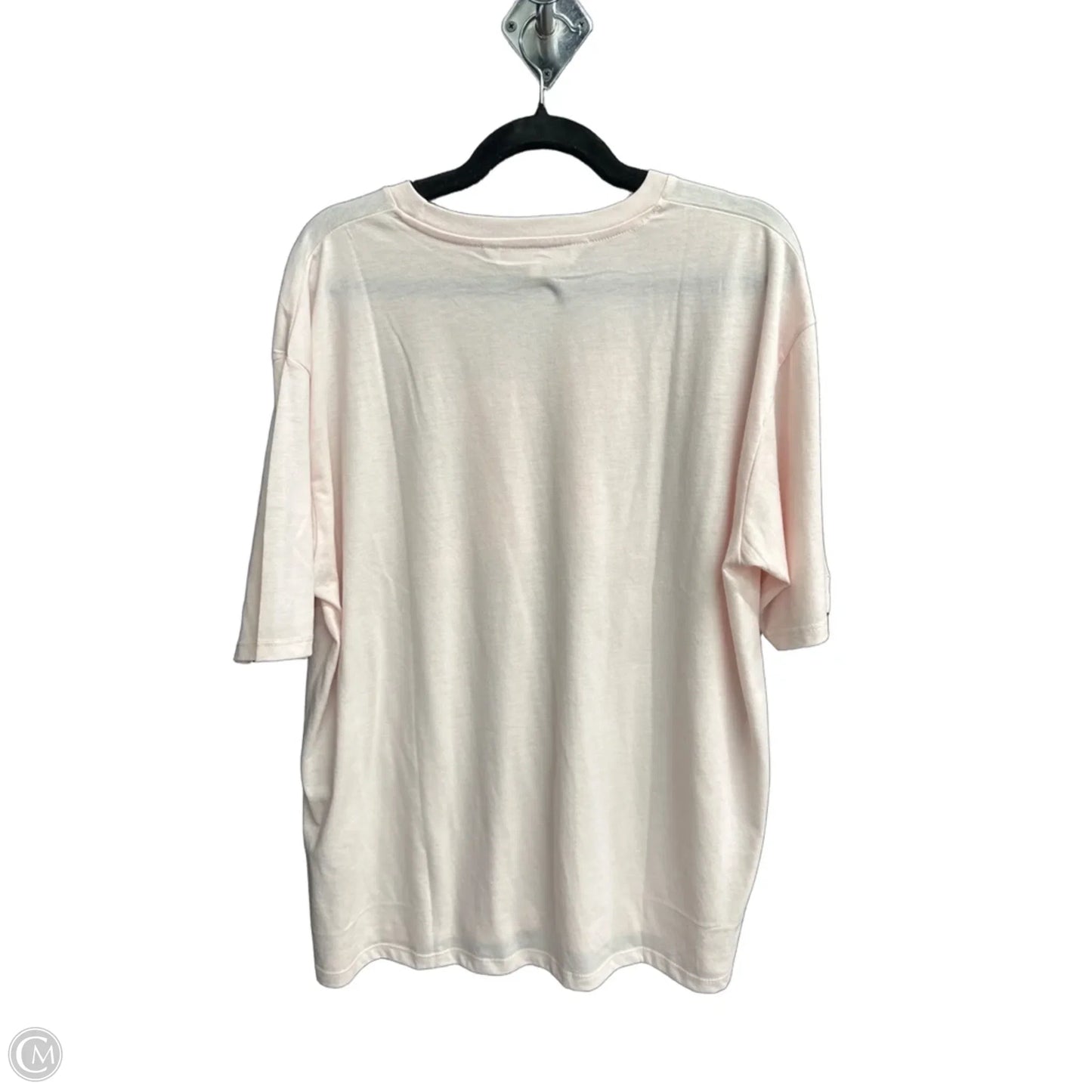 Top Short Sleeve By Clothes Mentor In Pink, Size: Xl