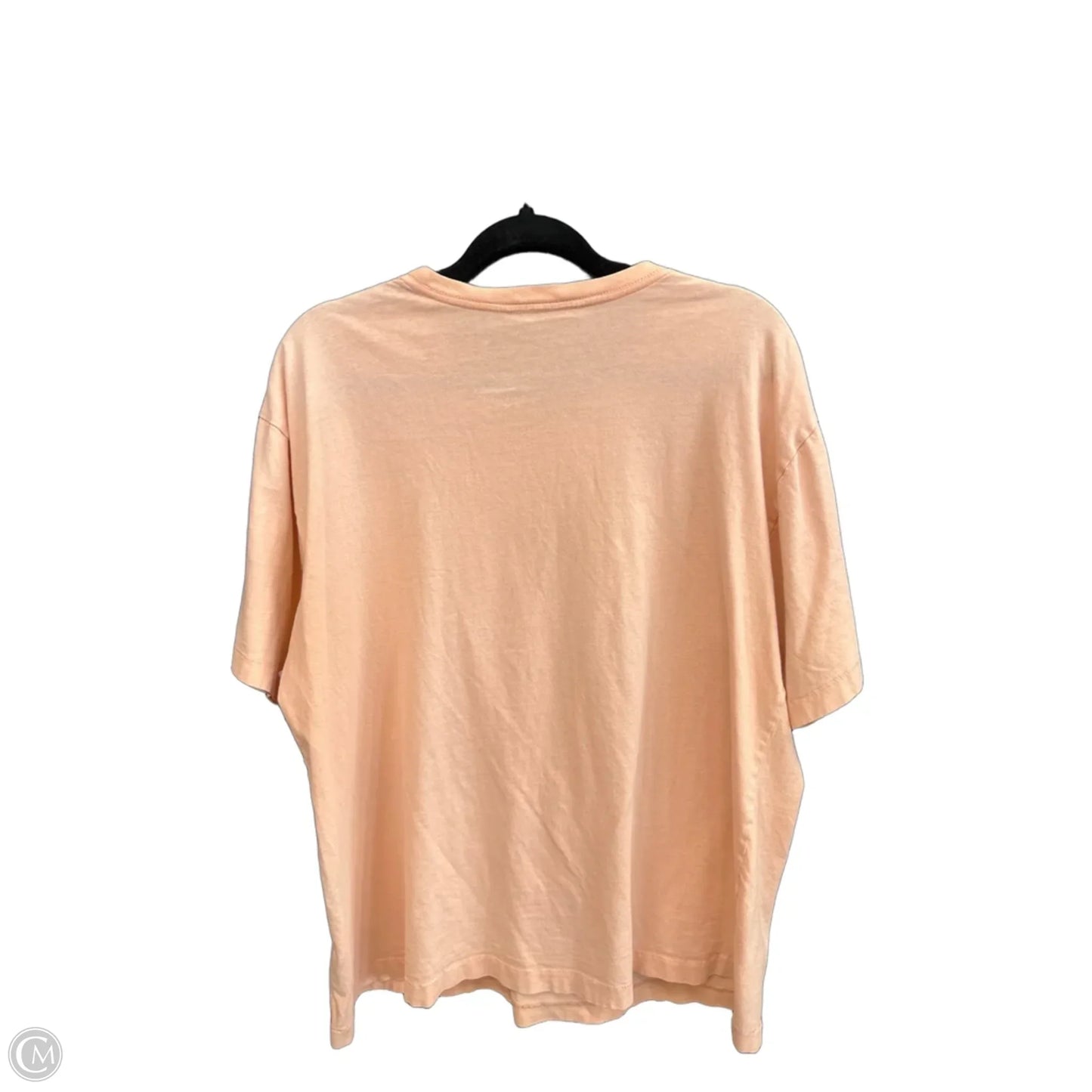 Top Short Sleeve By No Boundaries In Orange & Pink, Size: M