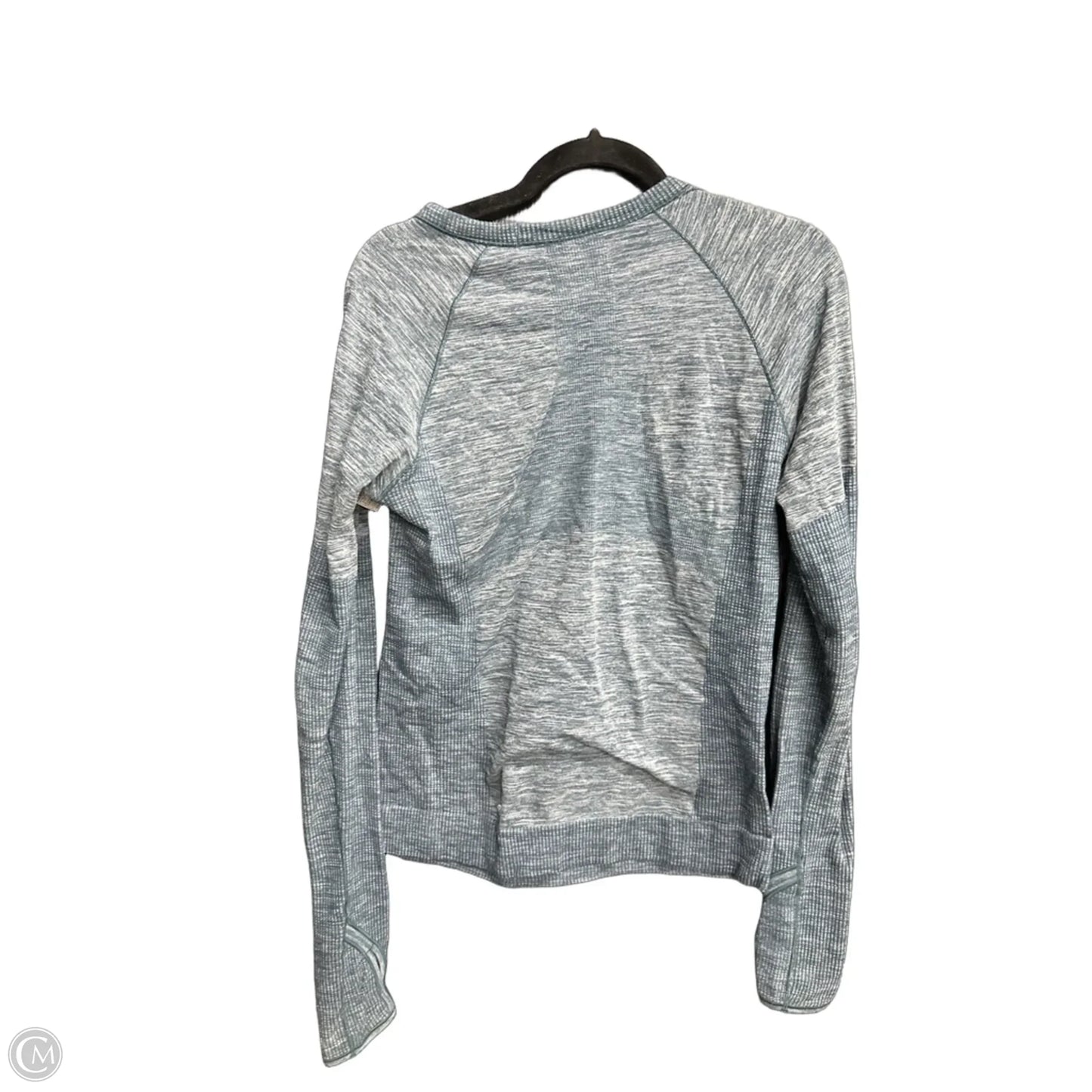 Athletic Top Long Sleeve Crewneck By Lululemon In Blue, Size: M