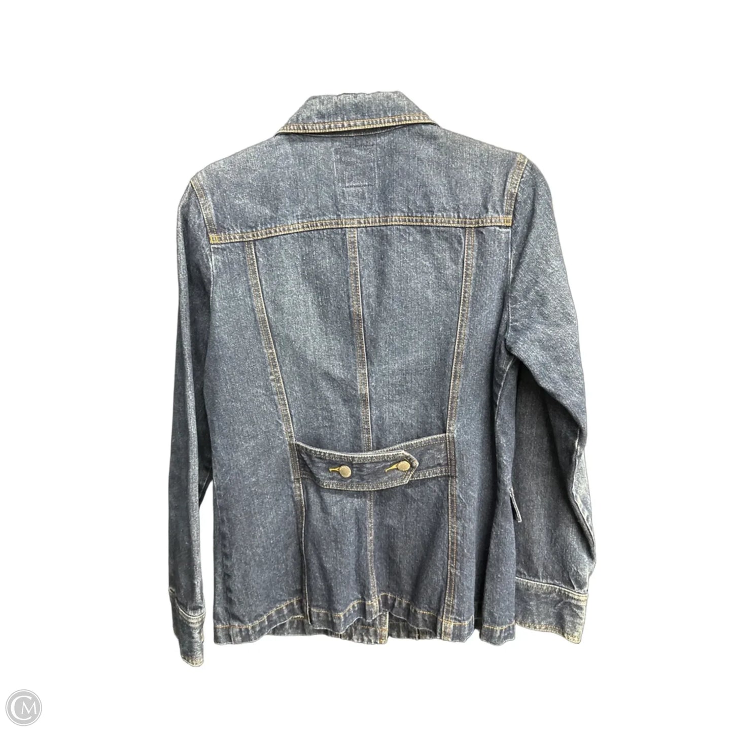 Jacket Denim By Isaac Mizrahi In Blue Denim, Size: M