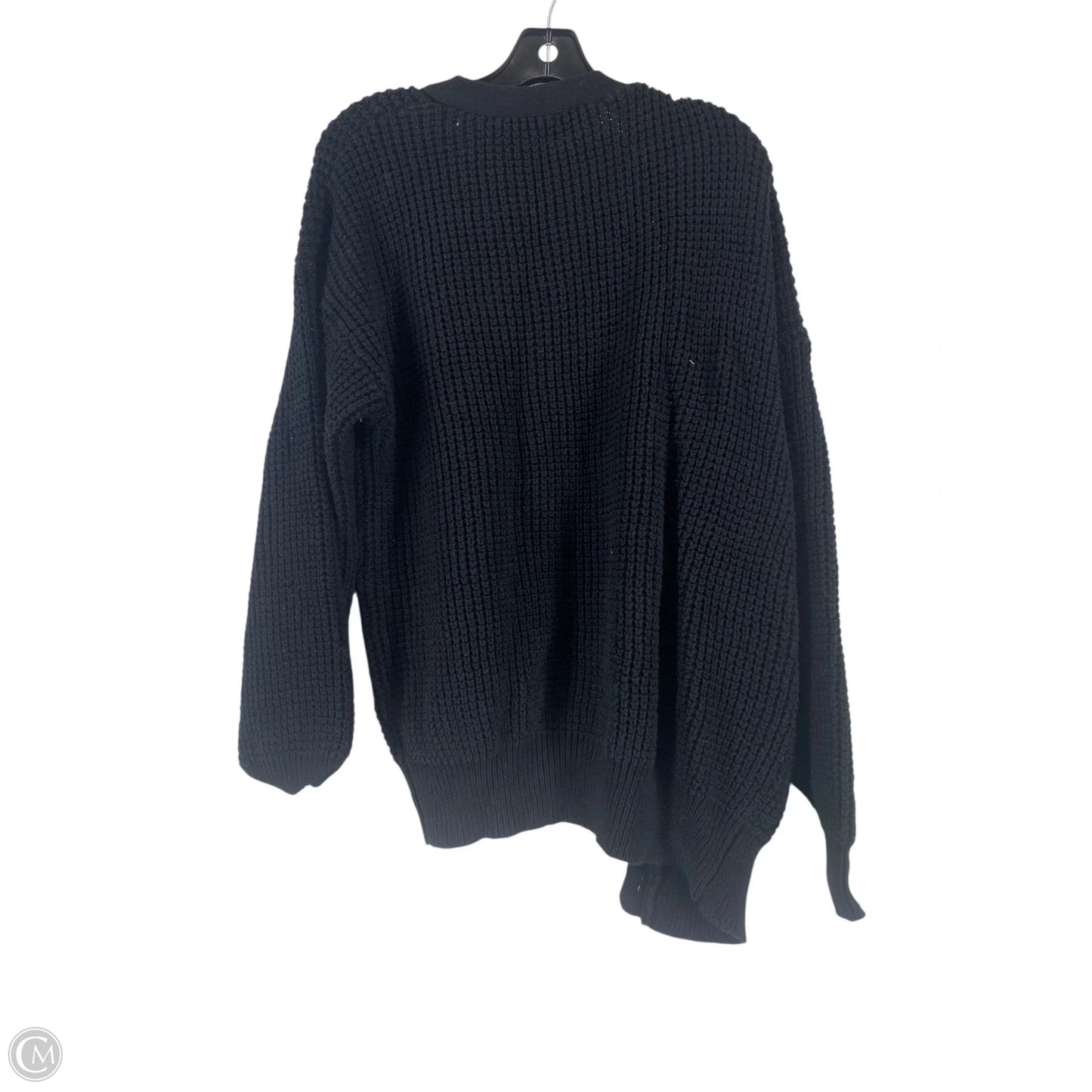 Sweater Cardigan By Clothes Mentor In Black, Size: 2x