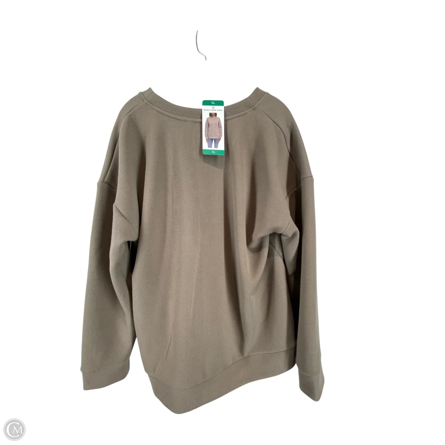 Top Long Sleeve By Marc New York In Brown, Size: Xl