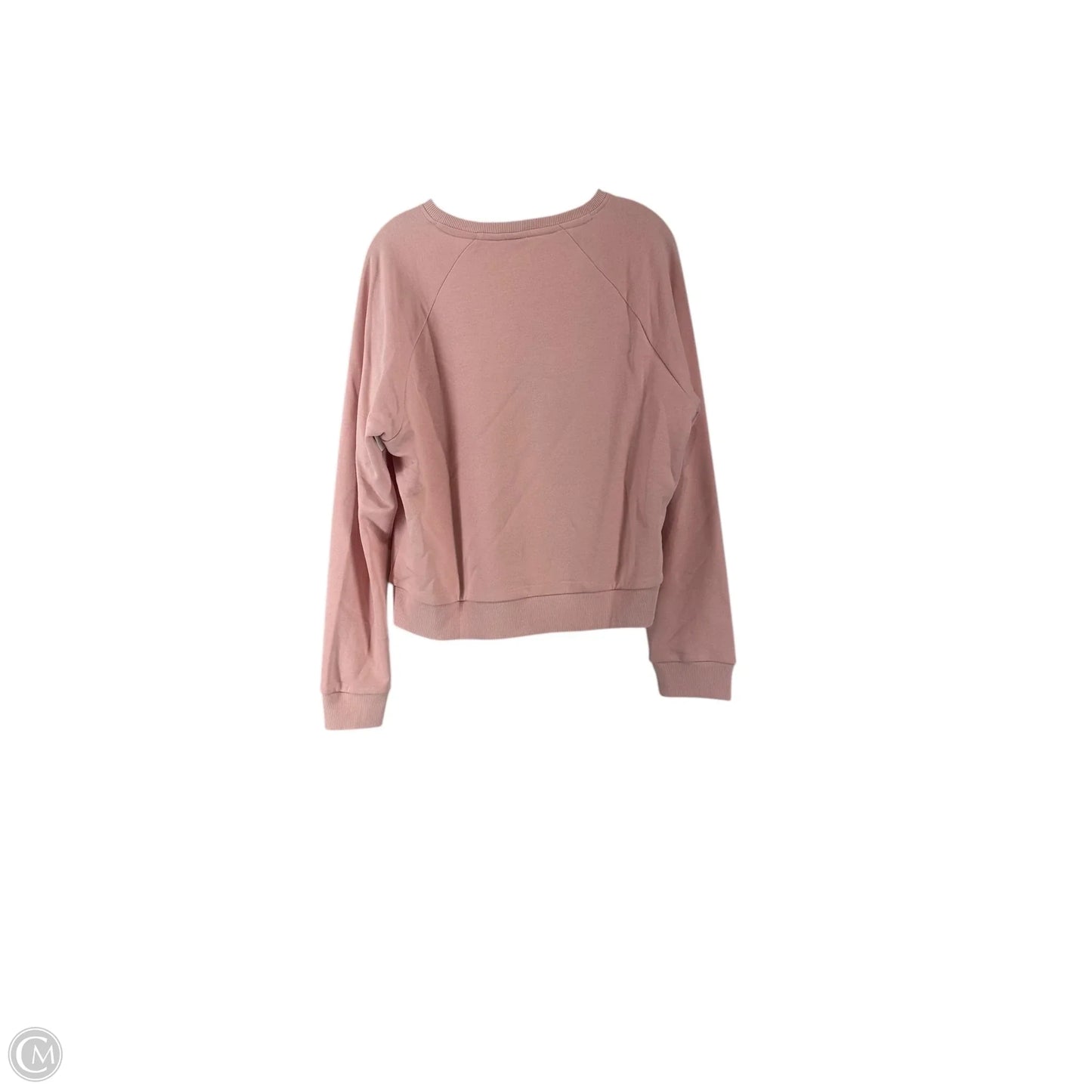 Sweatshirt Crewneck By Puma In Pink, Size: L