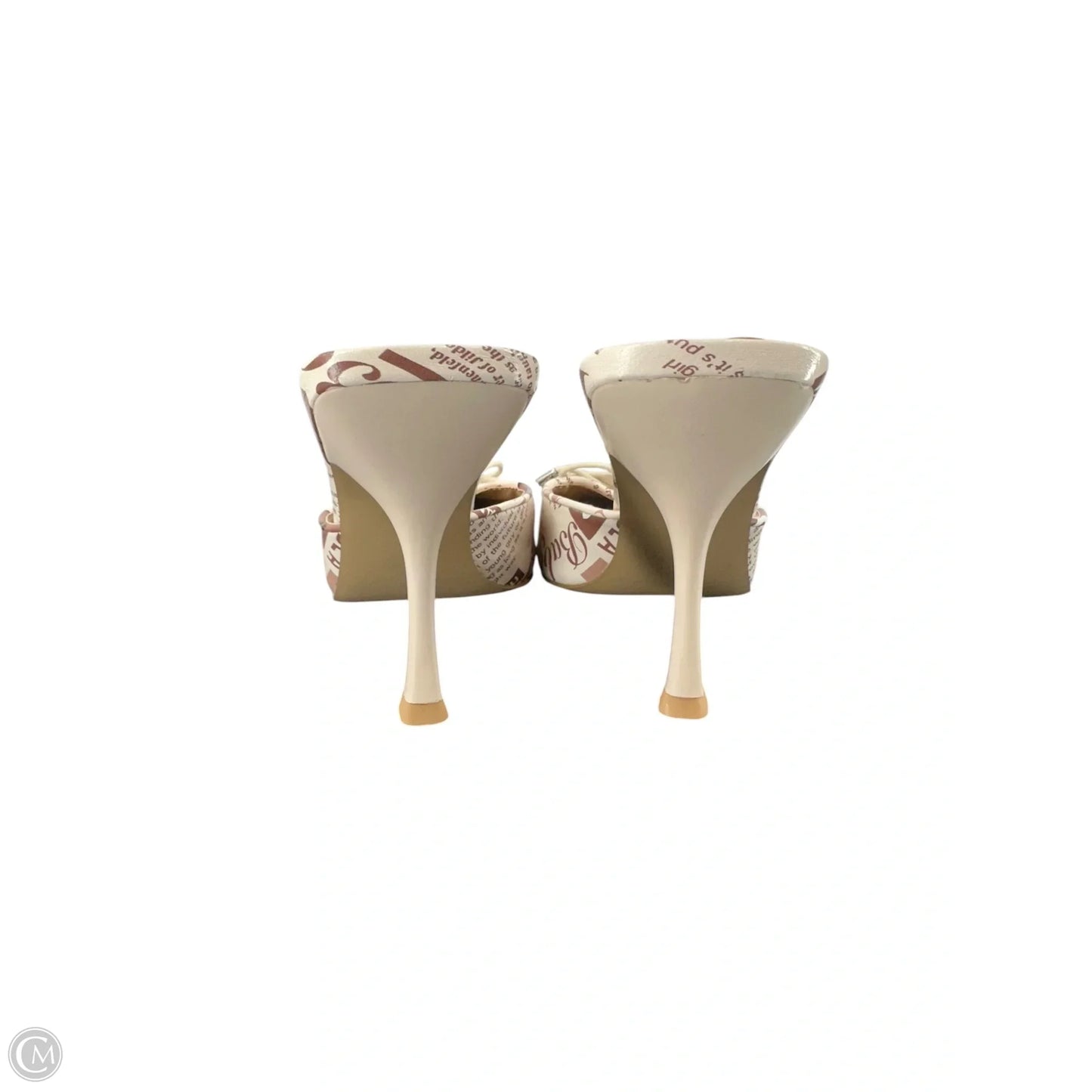 Shoes Heels Stiletto By Steve Madden In Brown & Cream, Size: 7.5