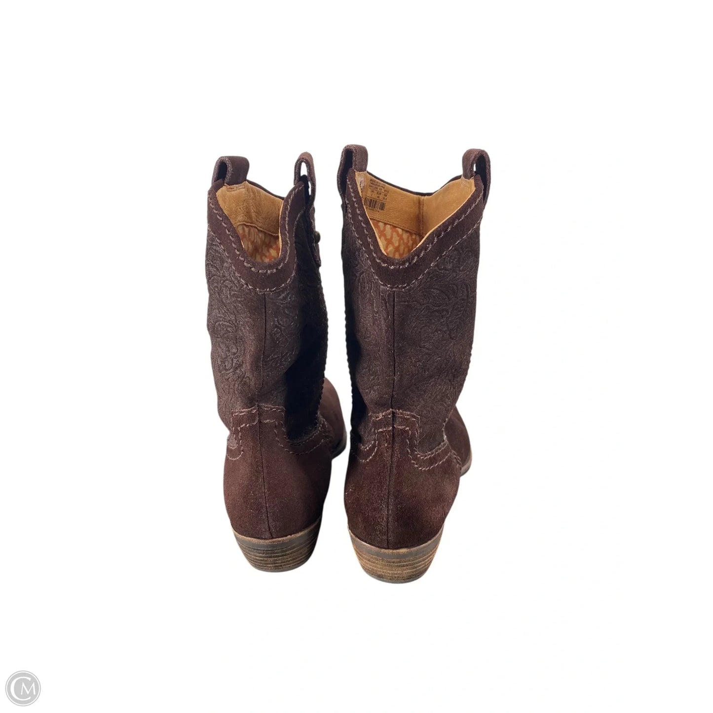 Boots Western By Fossil In Brown, Size: 9