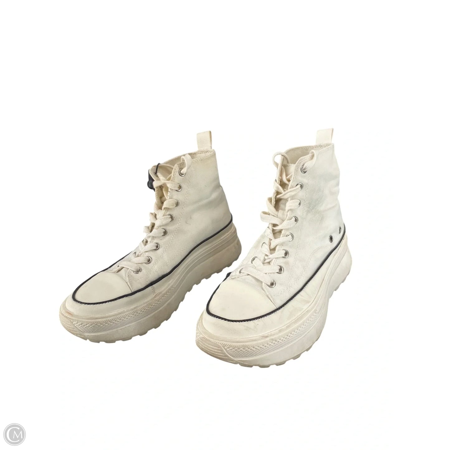 Shoes Sneakers Platform By Steve Madden In White, Size: 8