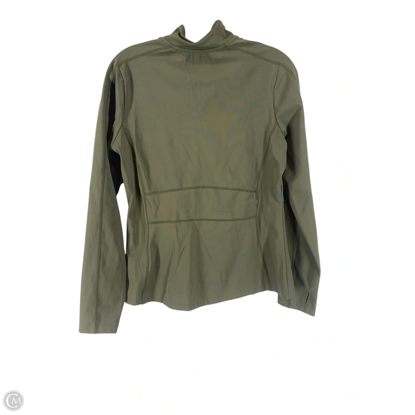 Athletic Jacket By Clothes Mentor In Green, Size: M