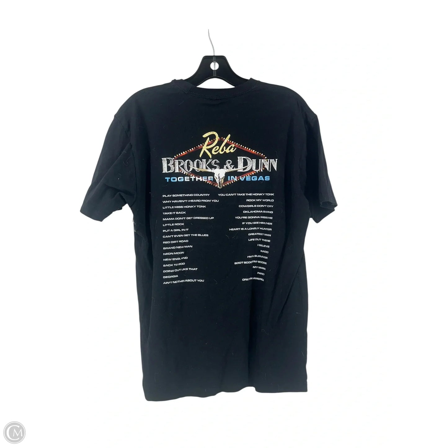 Top Short Sleeve Basic By Reba In Black, Size: M