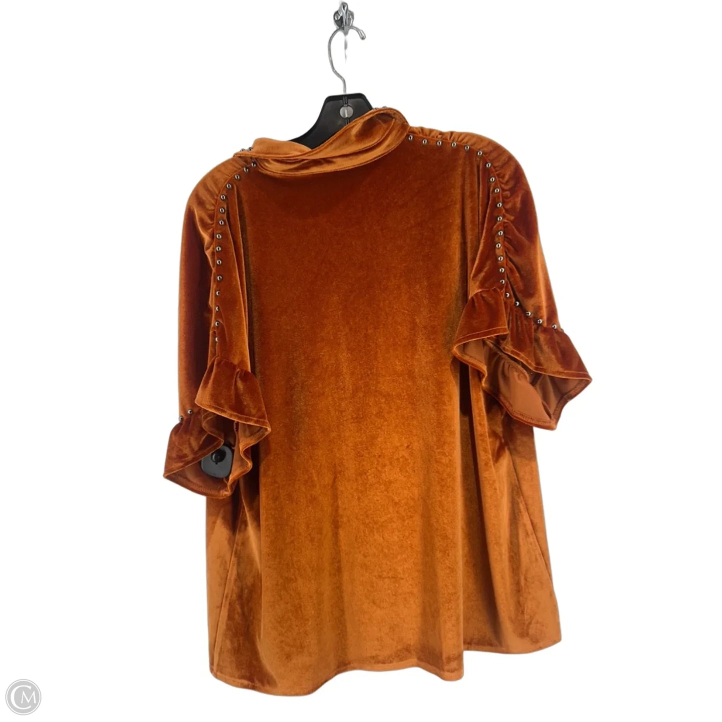 Top Short Sleeve By Clothes Mentor In Orange, Size: L