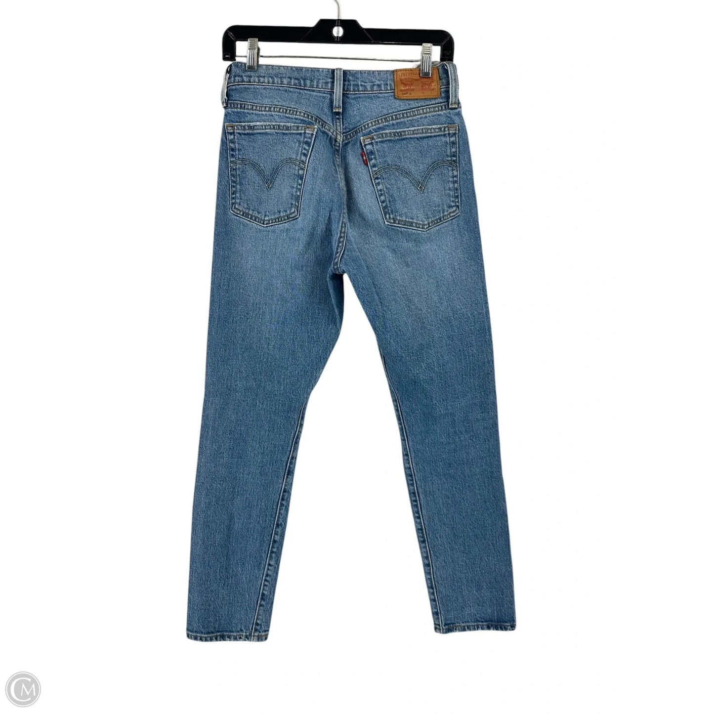Jeans Skinny By Levis In Blue Denim, Size: 4