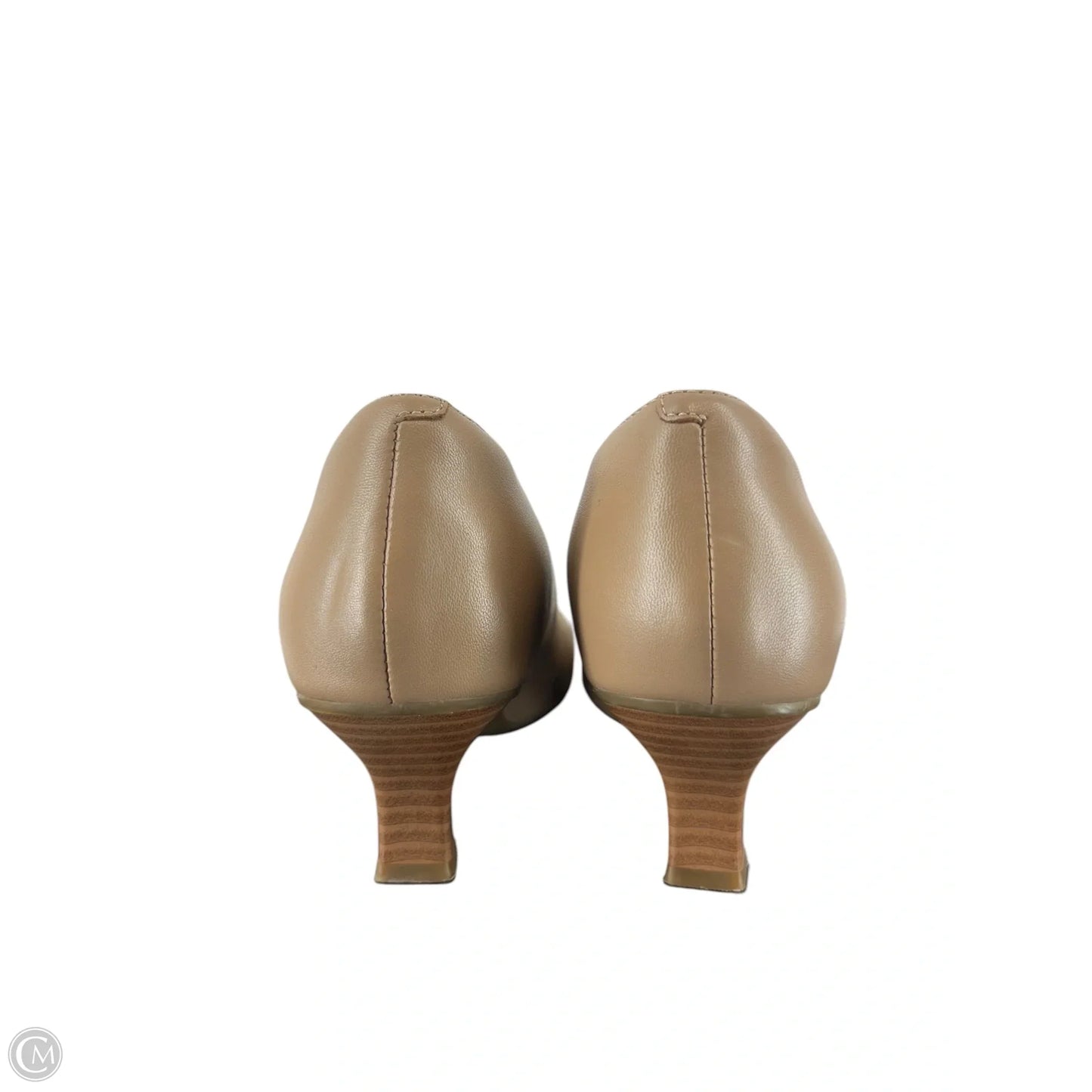 Shoes Heels Kitten By Clarks In Beige, Size: 10
