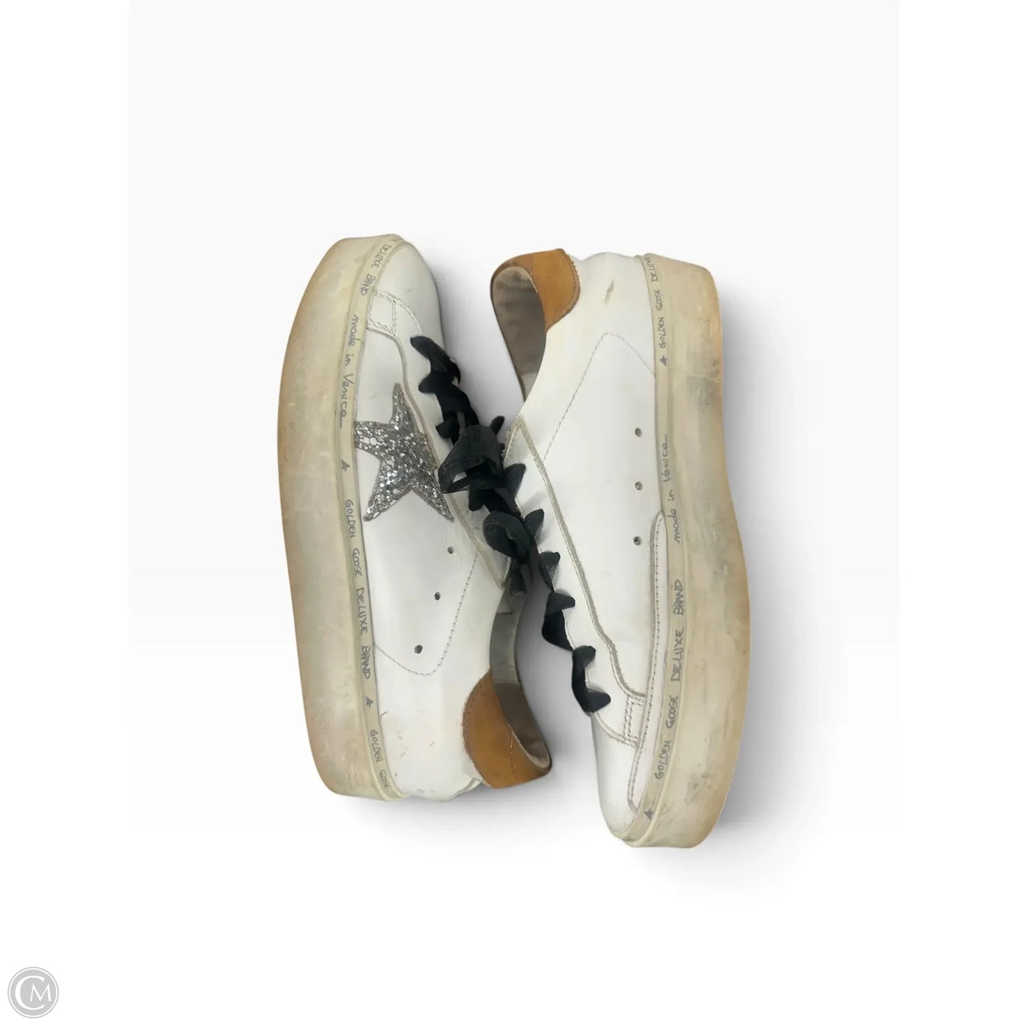 Shoes Luxury Designer By Golden Goose In White, Size: 7