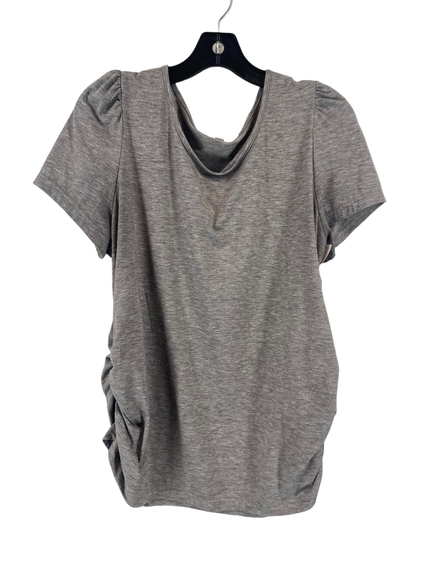 Maternity Top Short Sleeve By Clothes Mentor Size: L