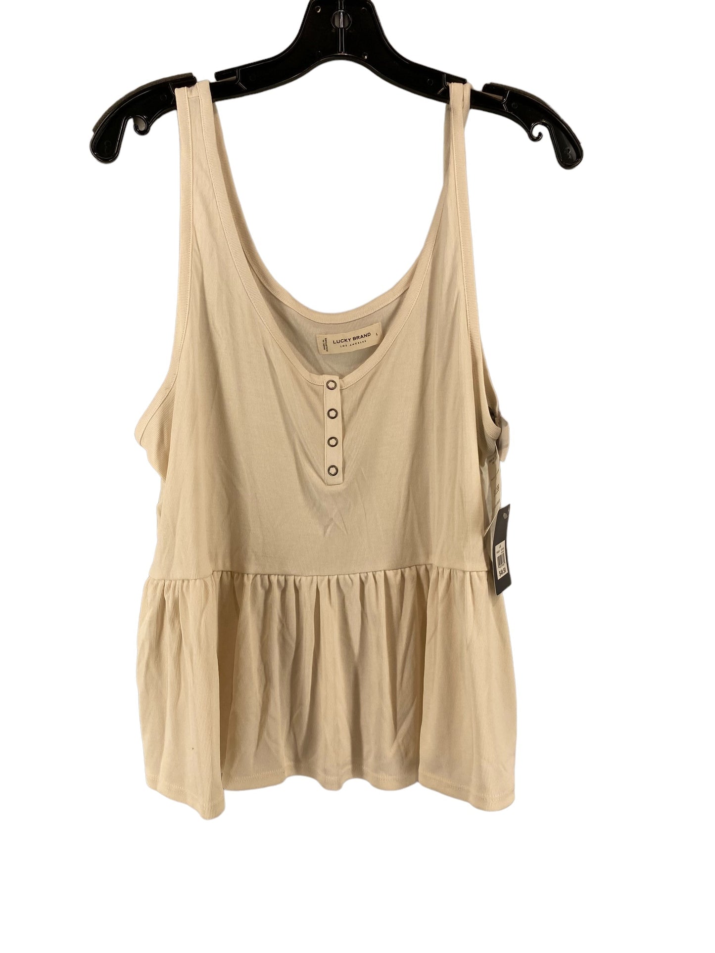 Top Sleeveless By Lucky Brand Size: L