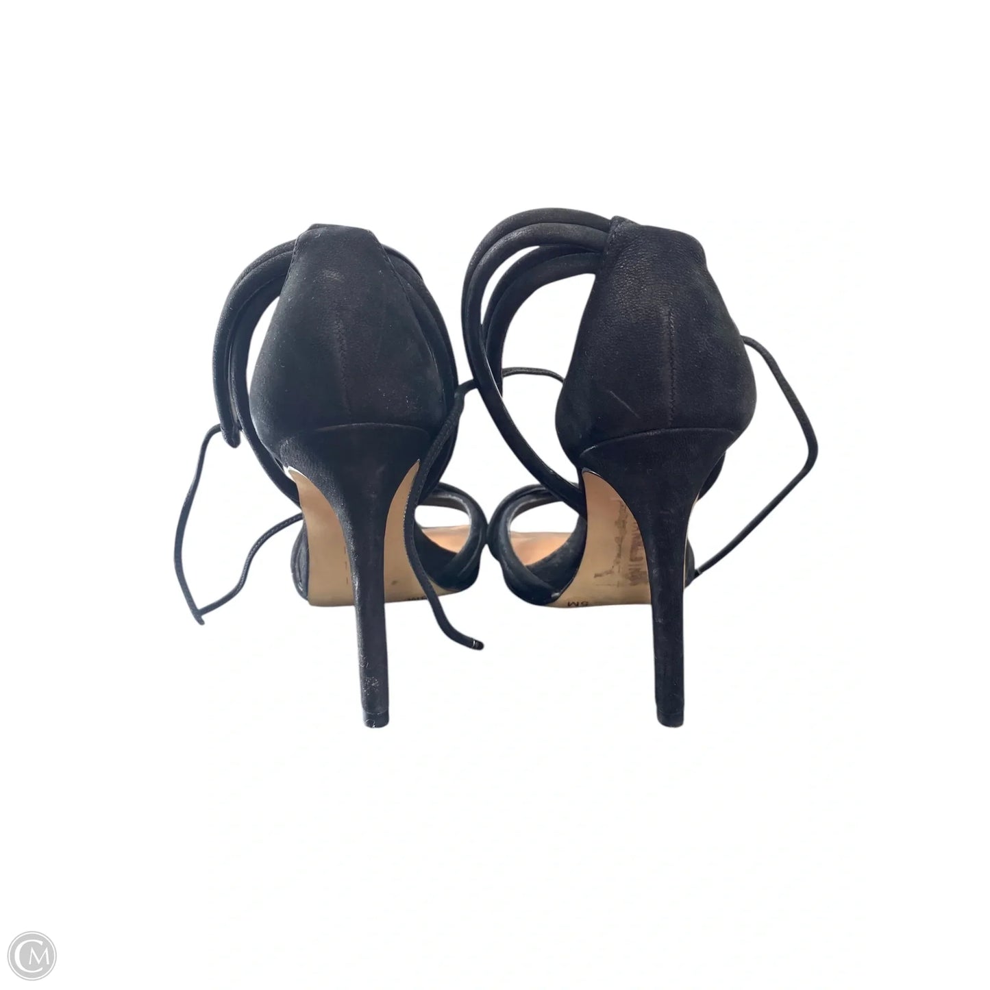 Sandals Heels Stiletto By Gianni Bini In Black, Size: 5