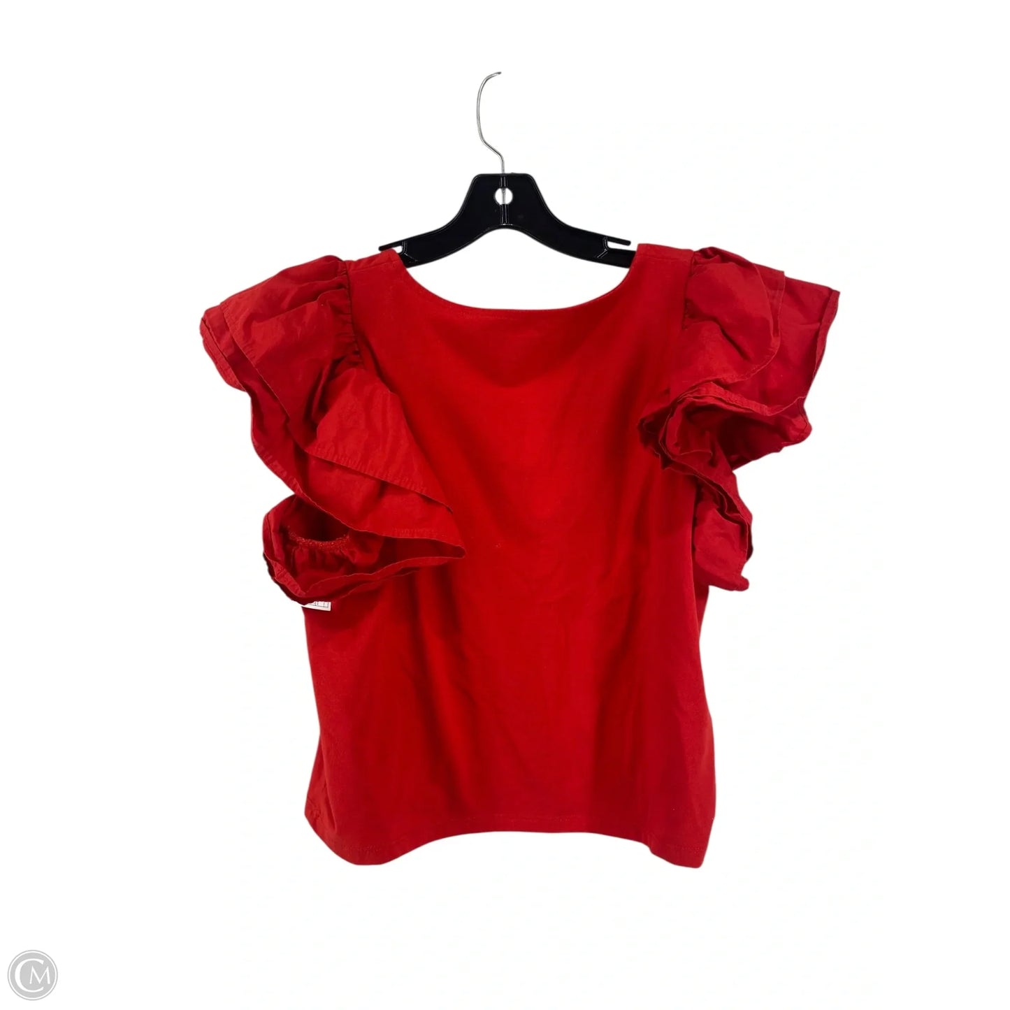Top Short Sleeve By A New Day In Red, Size: L