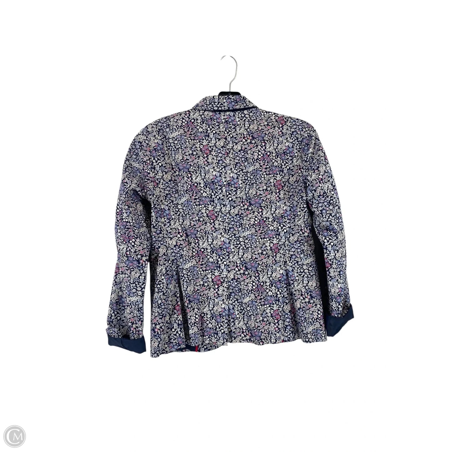 Blazer By Talbots In Floral Print, Size: 2