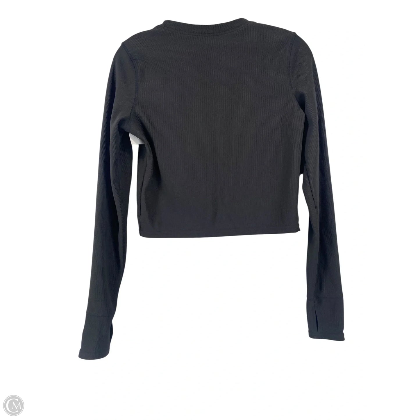 Athletic Top Long Sleeve Crewneck By Cmc In Black, Size: M