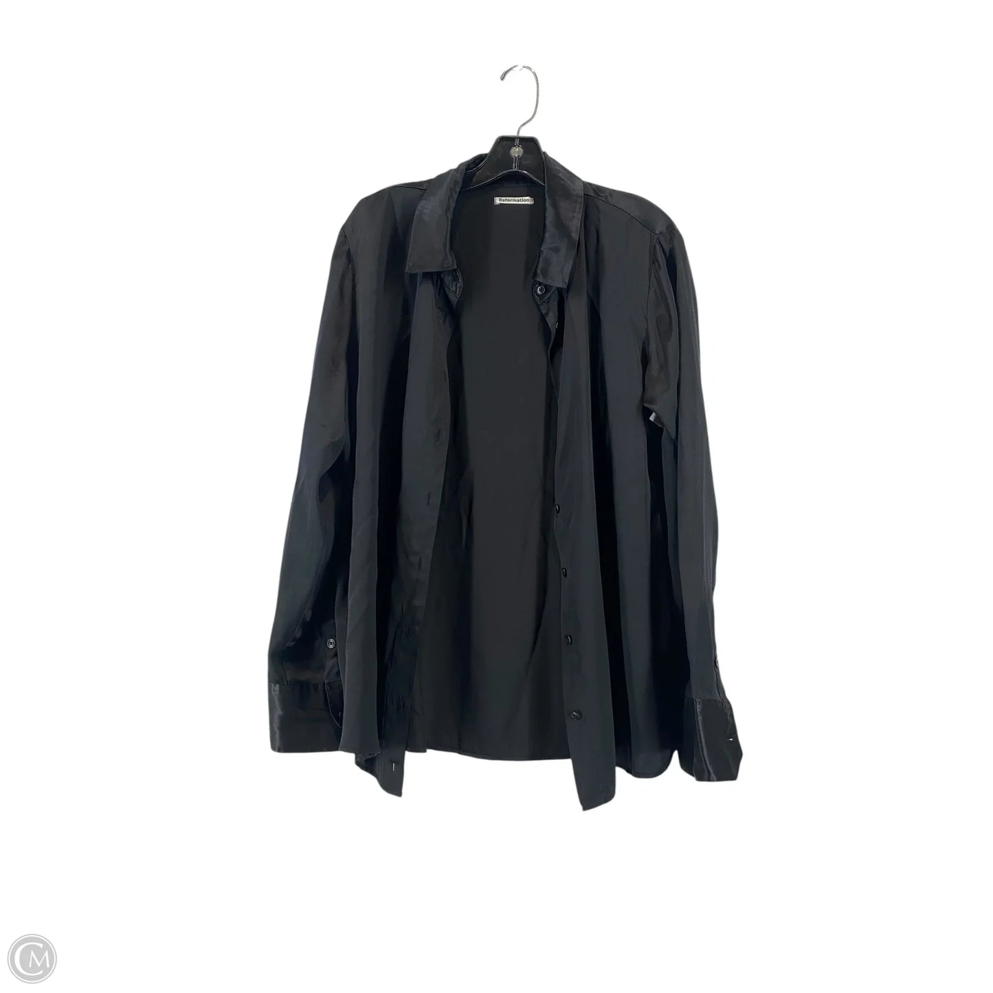Top Long Sleeve By Reformation In Black, Size: Xl