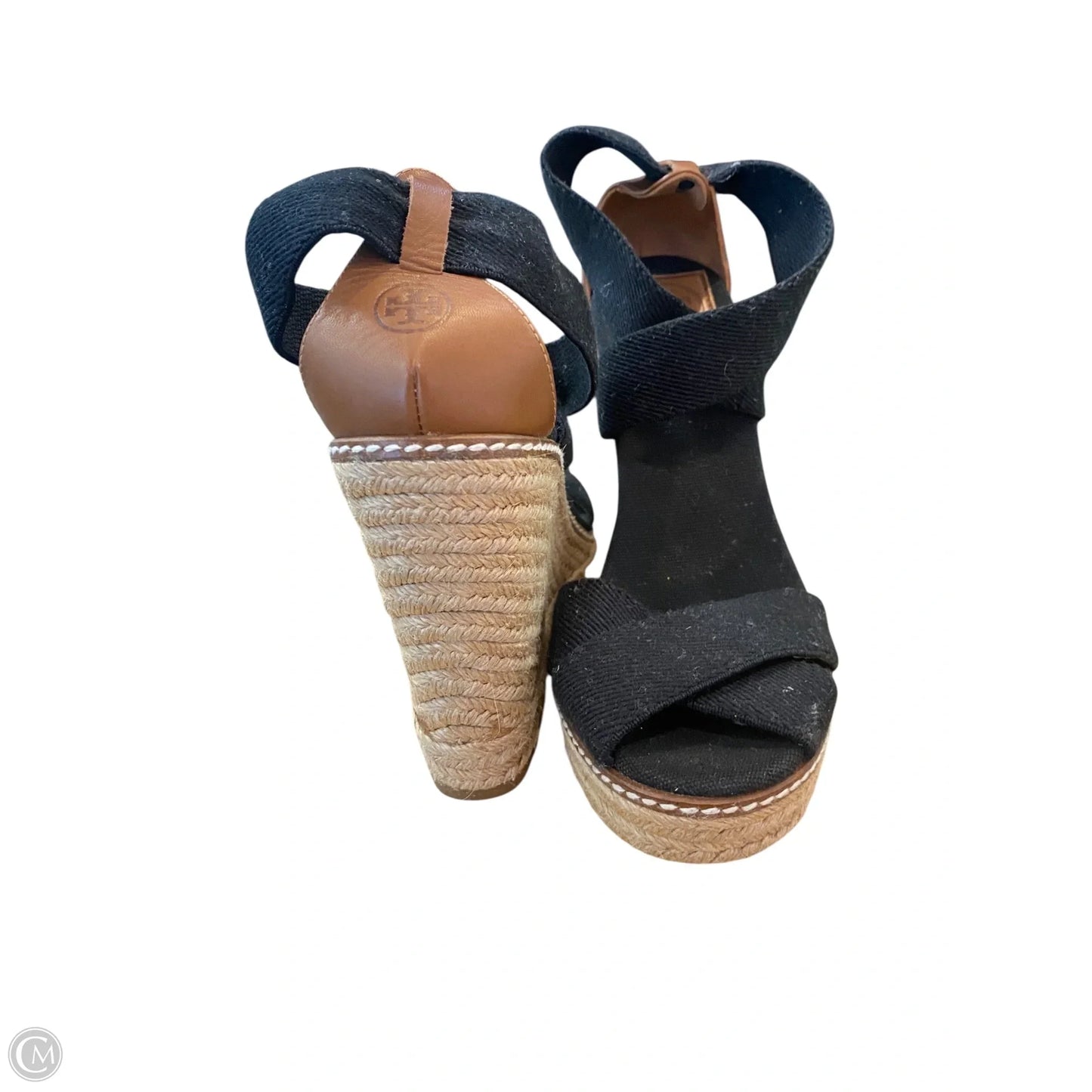 Sandals Designer By Tory Burch In Black, Size: 7.5