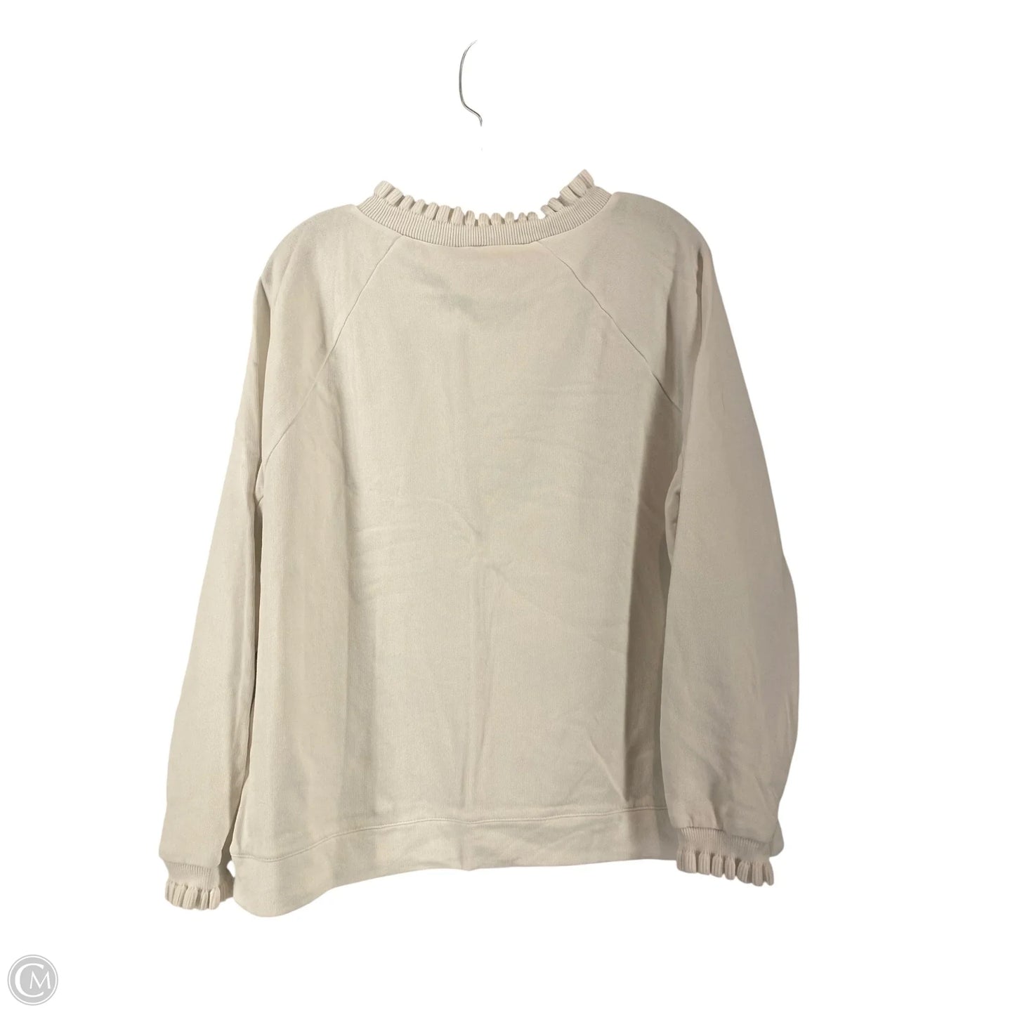 Top Long Sleeve By Talbots In White, Size: Xlp