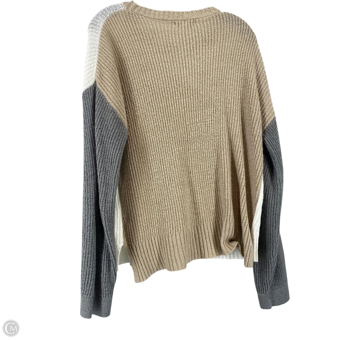 Top Long Sleeve By Cmc In Cream, Size: M