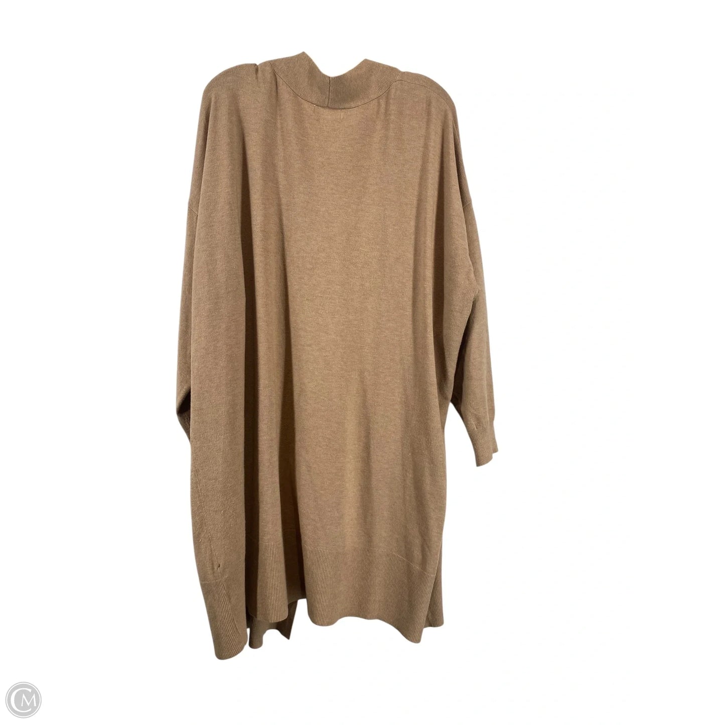 Cardigan By Ava & Viv In Tan, Size: 3x