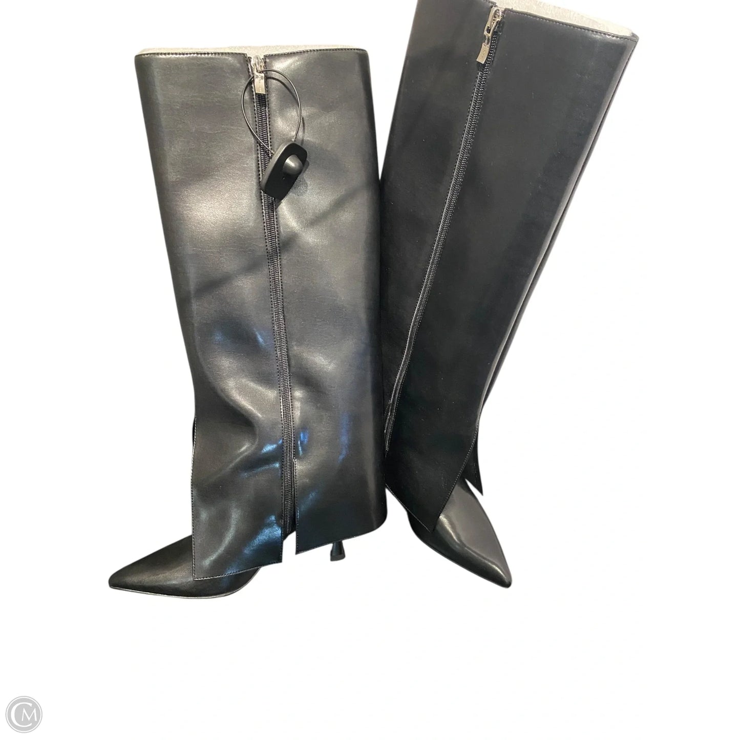 Boots Knee Heels By Cmc In Black, Size: 7.5