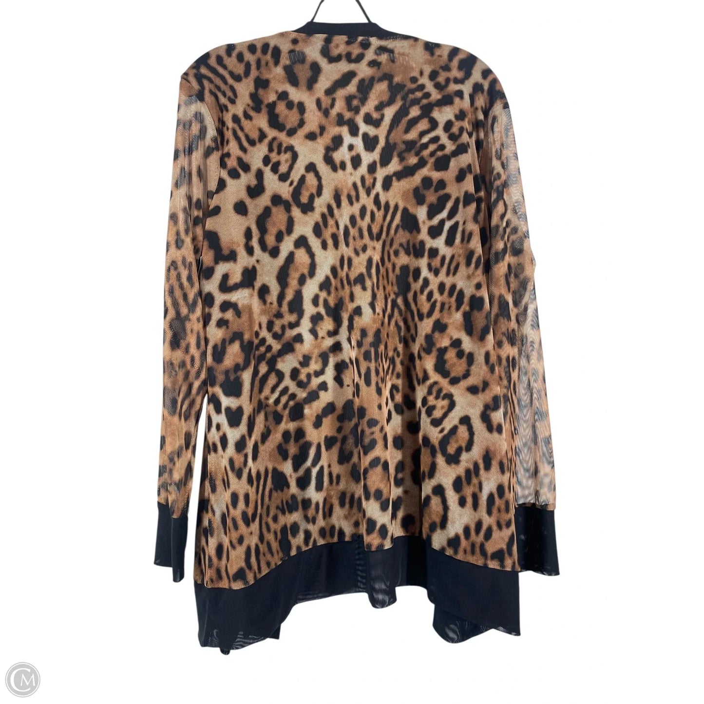 Cardigan By Chicos In Animal Print, Size: 2