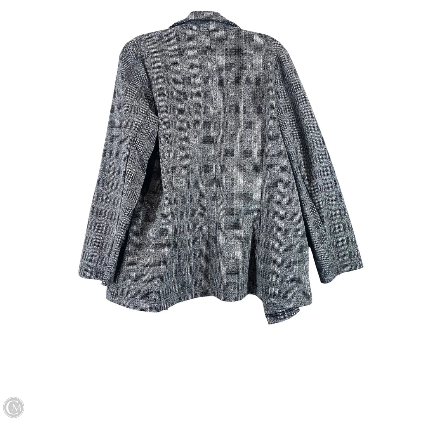 Blazer By Soho Apparel In Plaid Pattern, Size: 1x