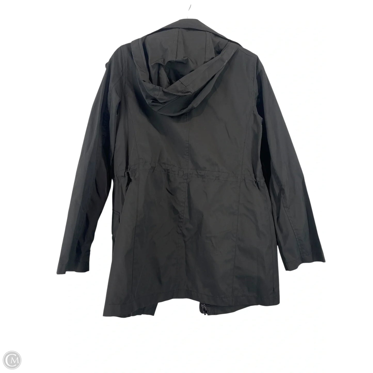 Jacket Windbreaker By Cole-haan In Black, Size: Xs