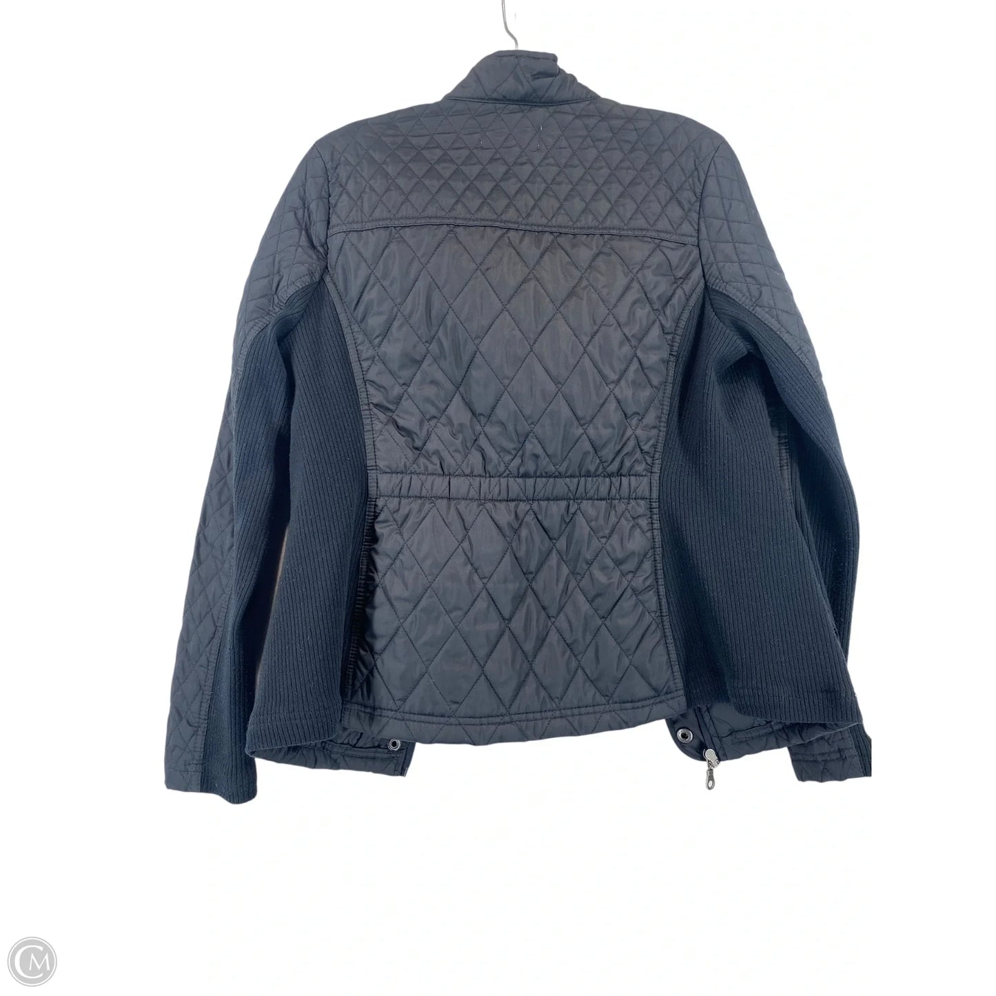 Jacket Puffer & Quilted By Merona In Black, Size: M