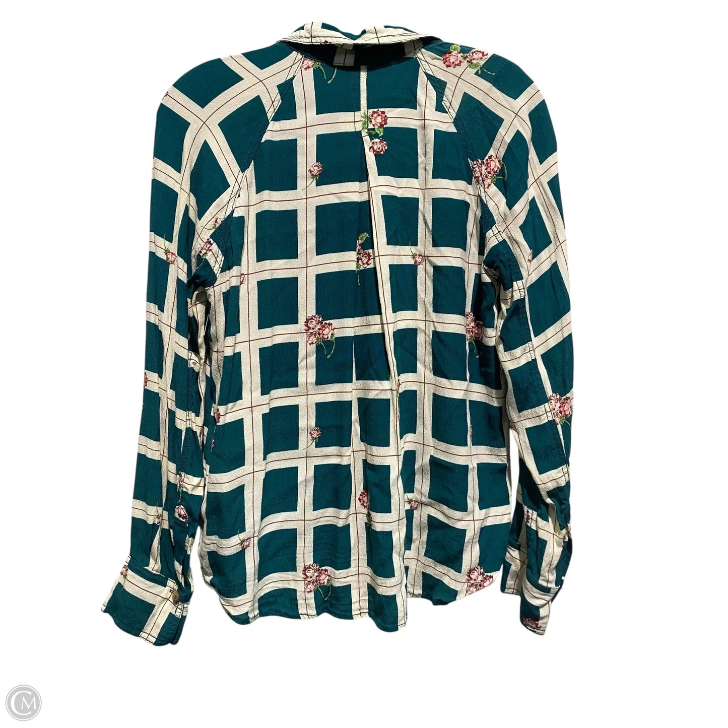 Top Long Sleeve By Free People In Green, Size: S
