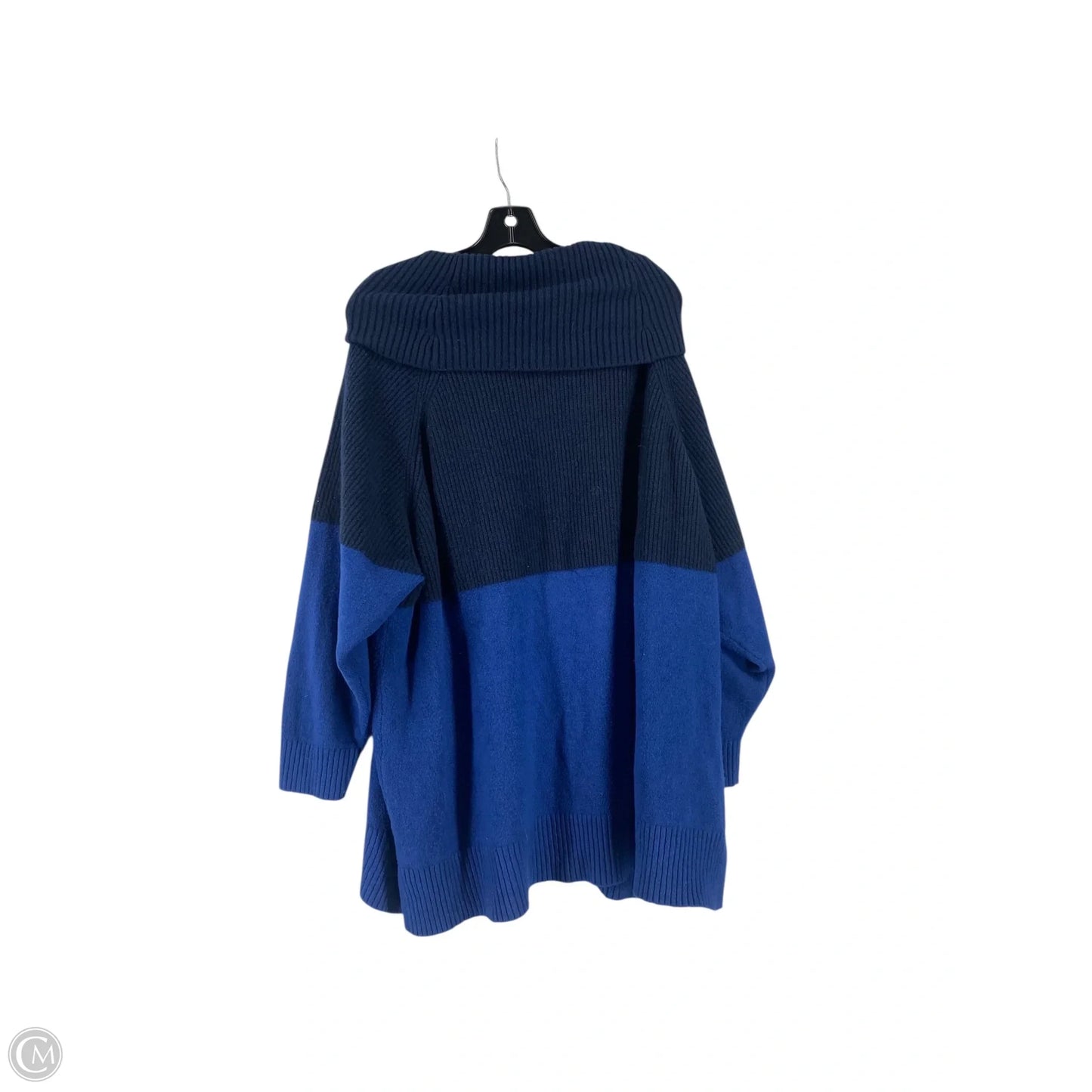 Sweater By Terra & Sky In Blue, Size: 4x