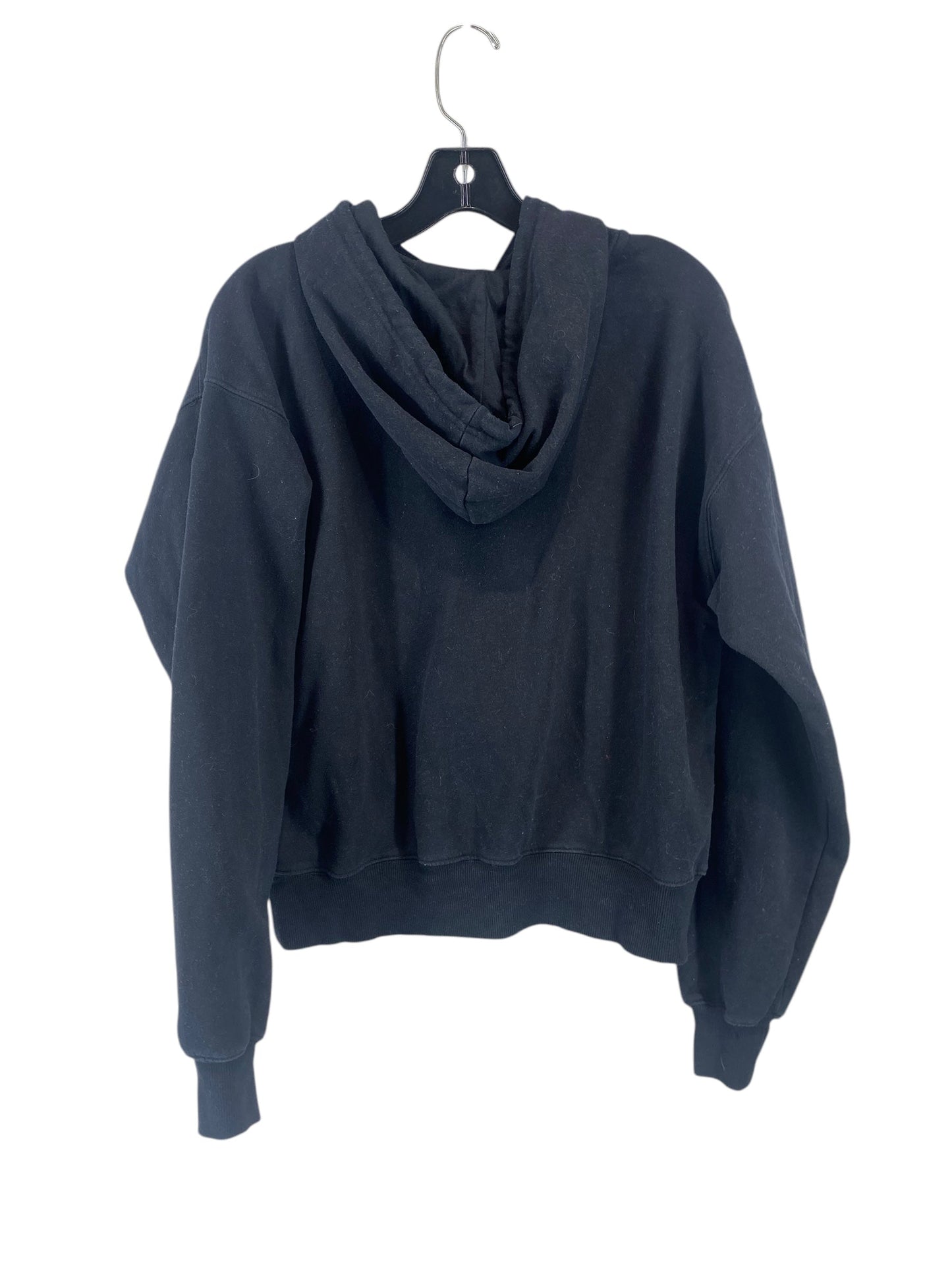 Athletic Sweatshirt Hoodie By Fabletics In Black, Size: M