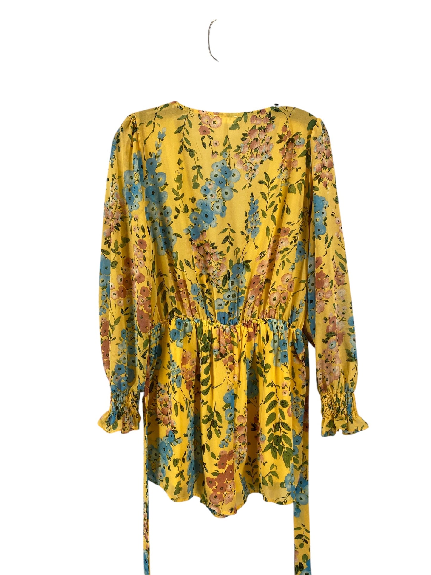 Romper By Clothes Mentor In Yellow, Size: S
