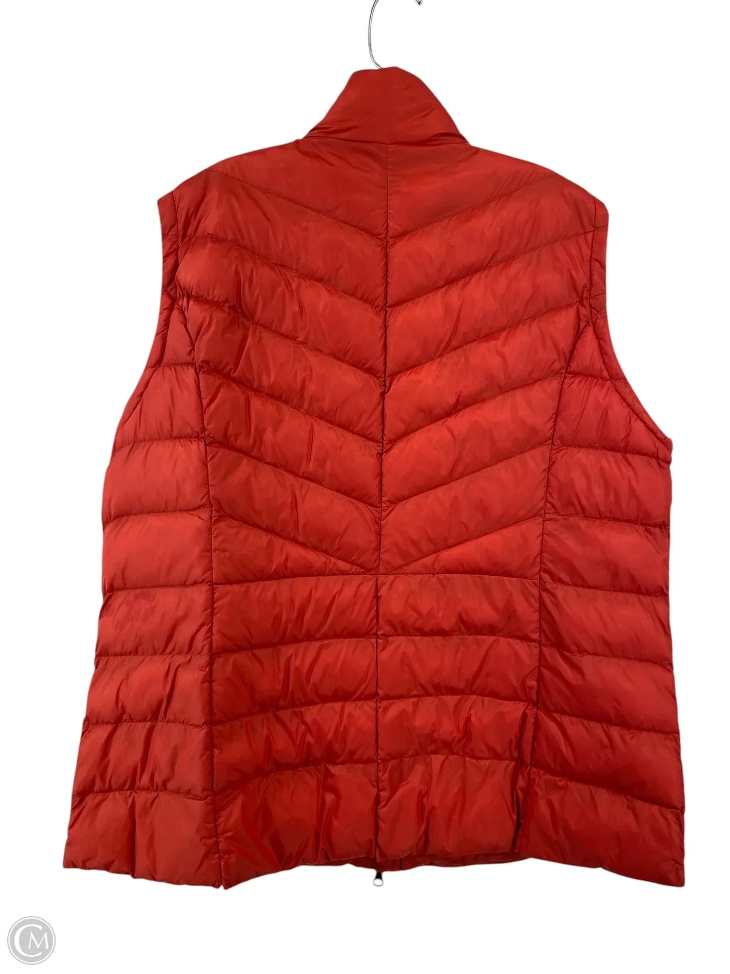 Vest Puffer & Quilted By Clothes Mentor In Orange, Size: 2x