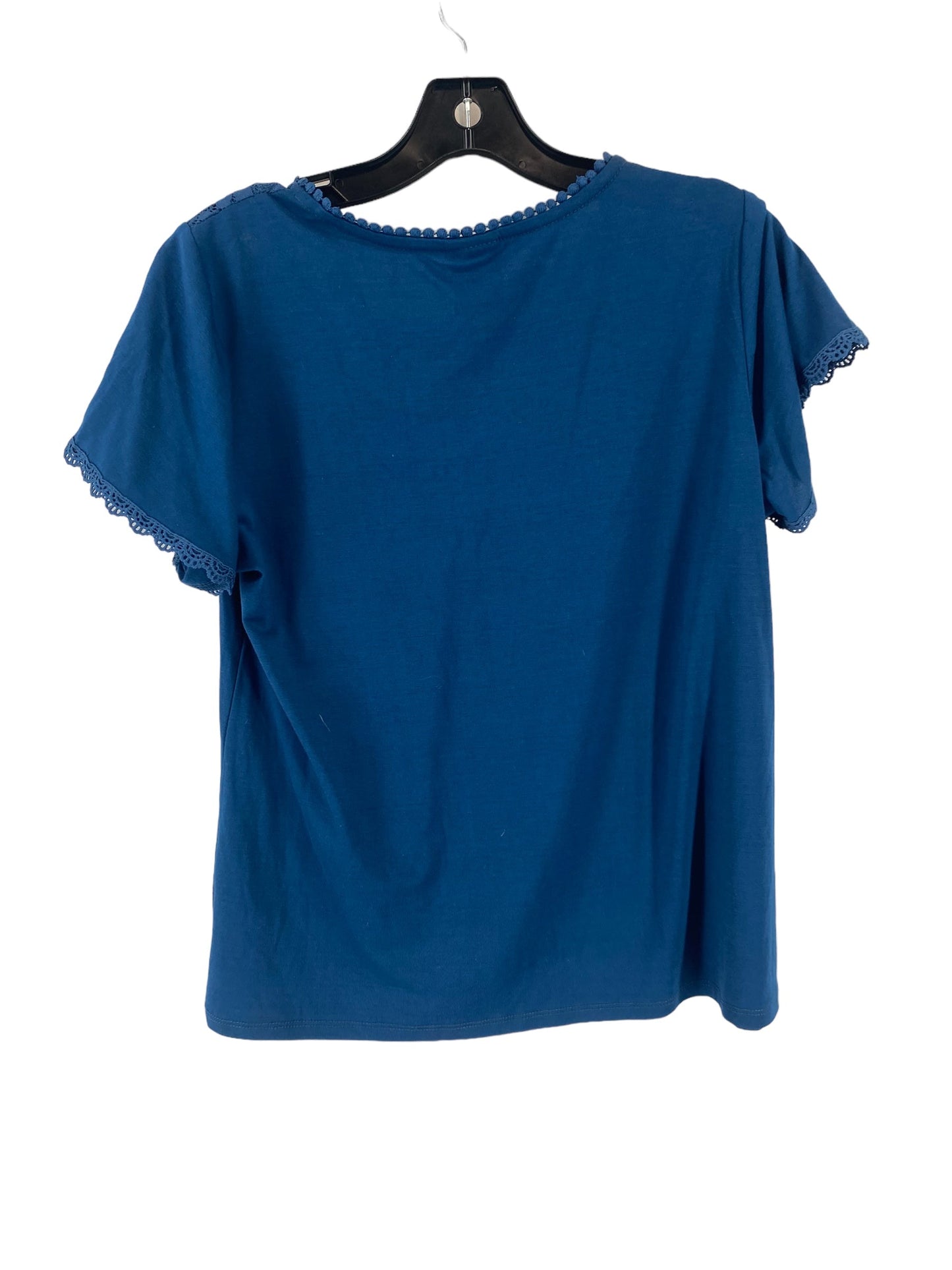 Blue Top Short Sleeve Self Esteem, Size Xl