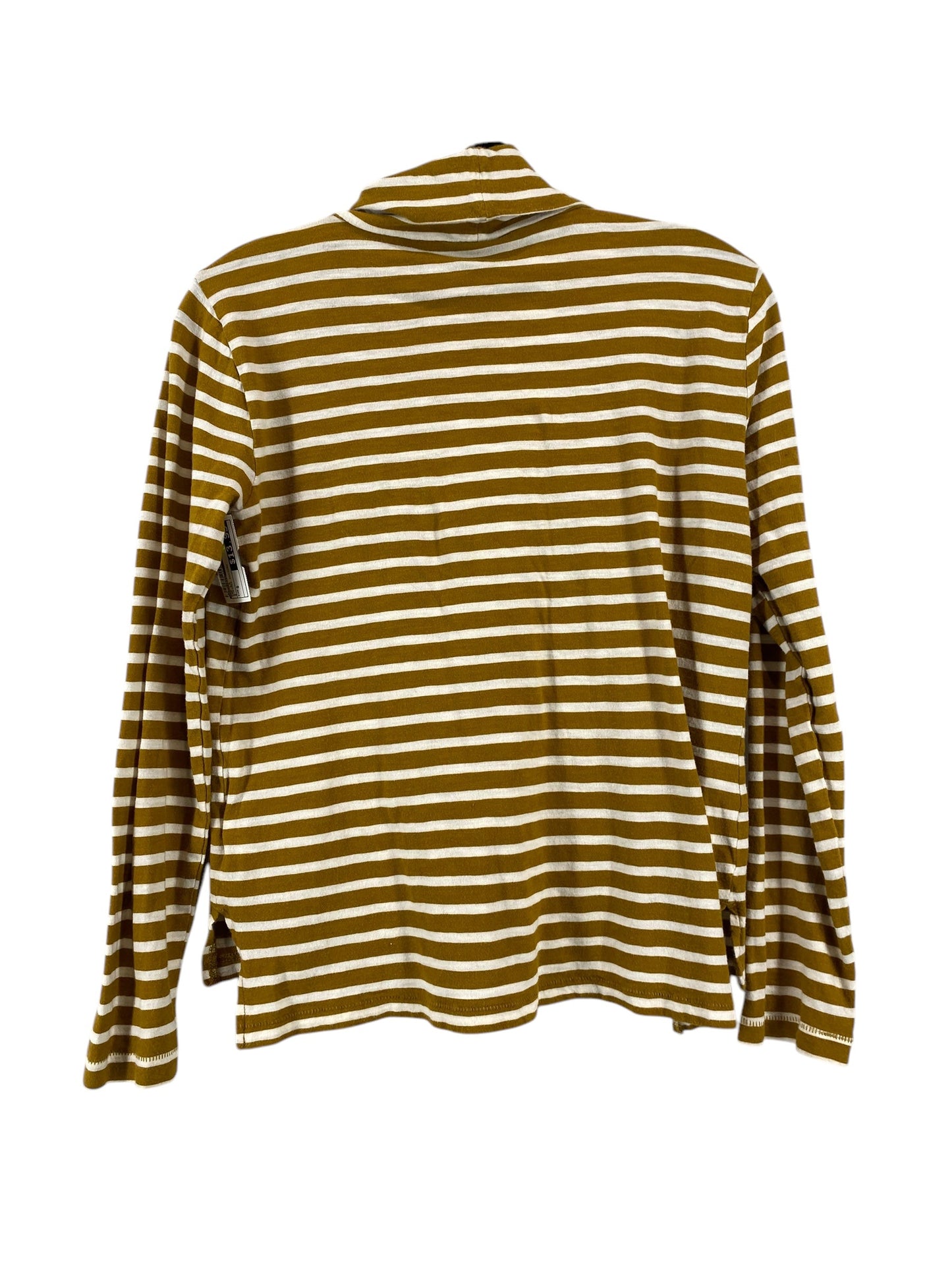 Top Long Sleeve By Madewell In Striped Pattern, Size: S