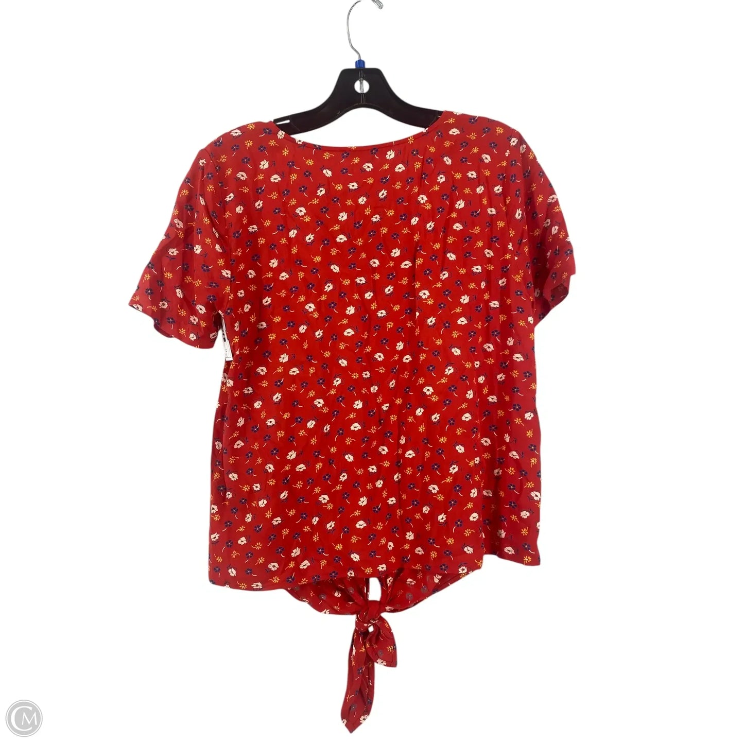 Top Short Sleeve By Madewell In Red, Size: Xs