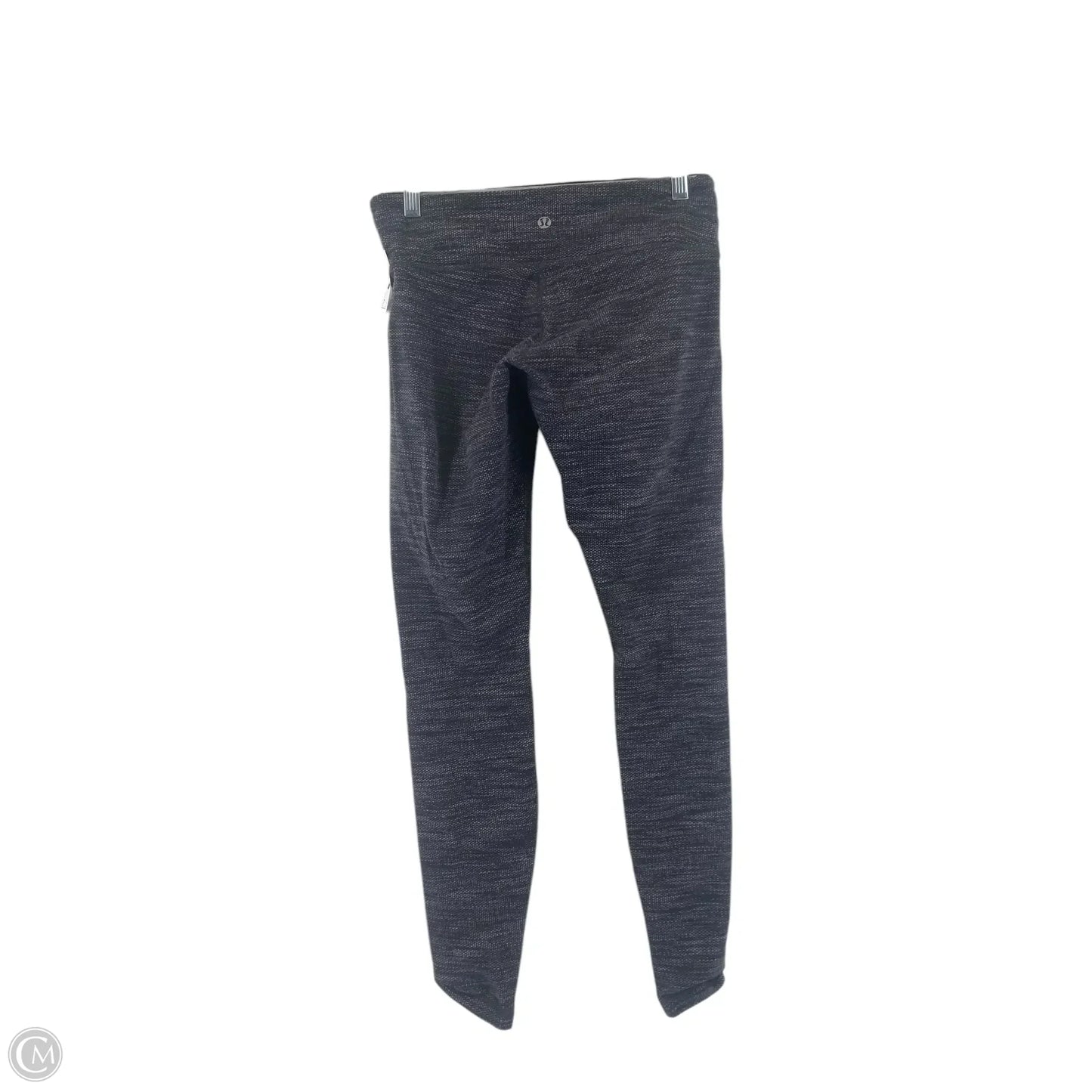 Athletic Leggings By Lululemon In Black & Grey, Size: 6