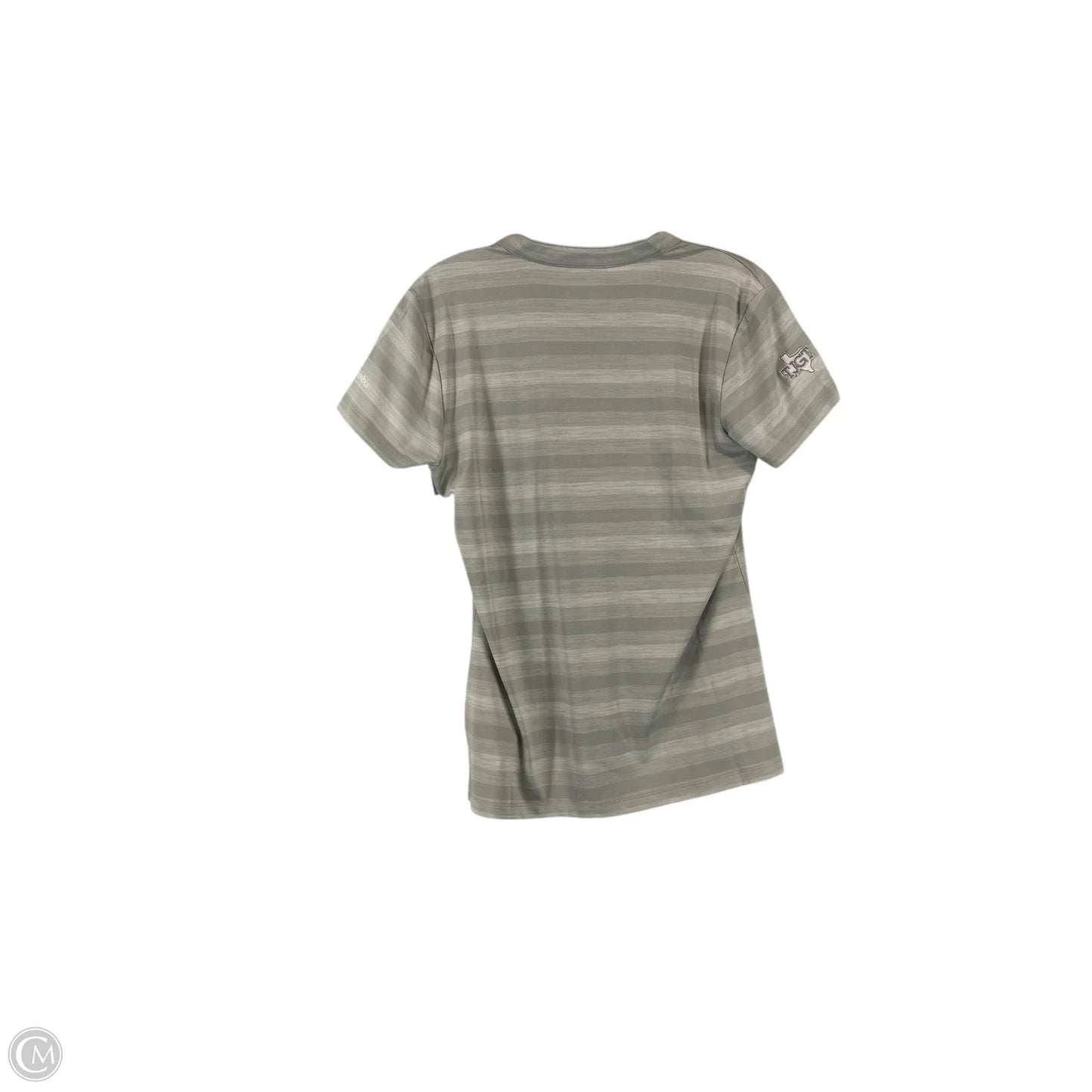 Top Short Sleeve By Columbia In Grey, Size: M