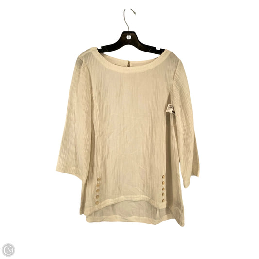 Top Long Sleeve Designer By All Saints In White, Size: Xs