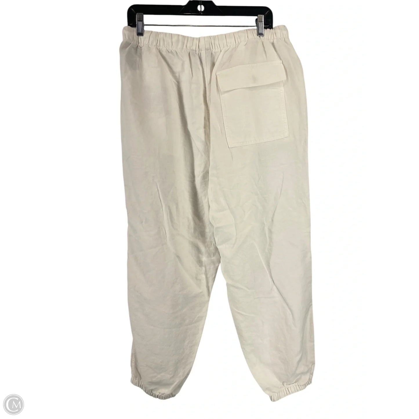 Pants Linen By Gap In White, Size: L
