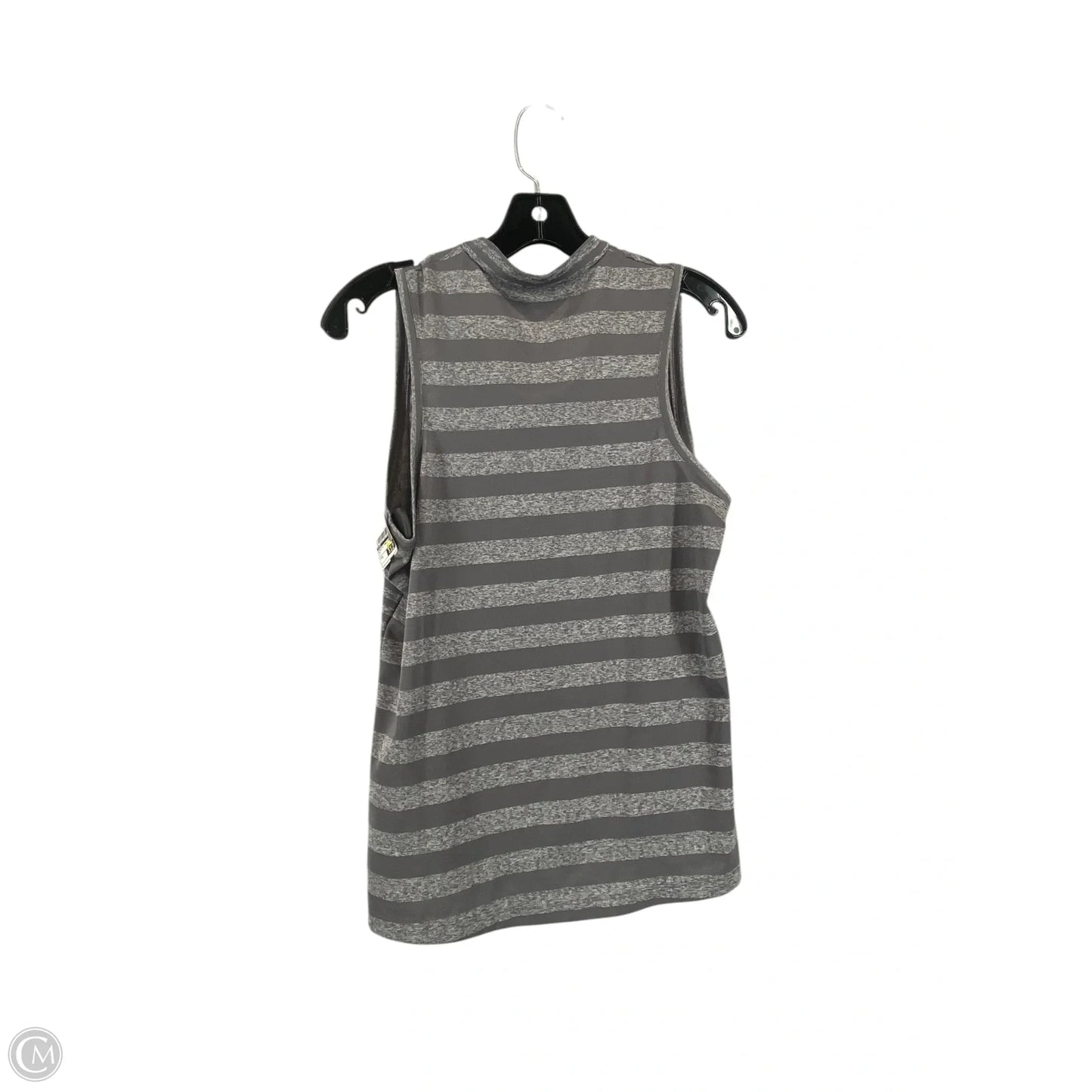 Athletic Tank Top By Nike In Grey, Size: M