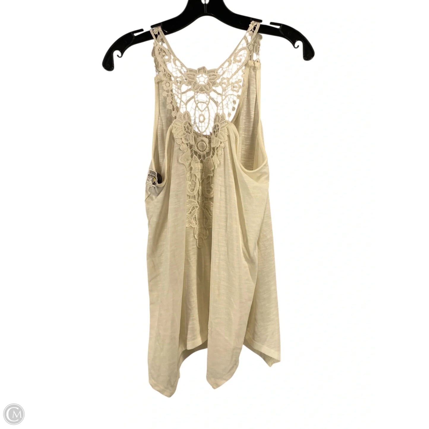 Top Sleeveless By American Rag In Cream, Size: L